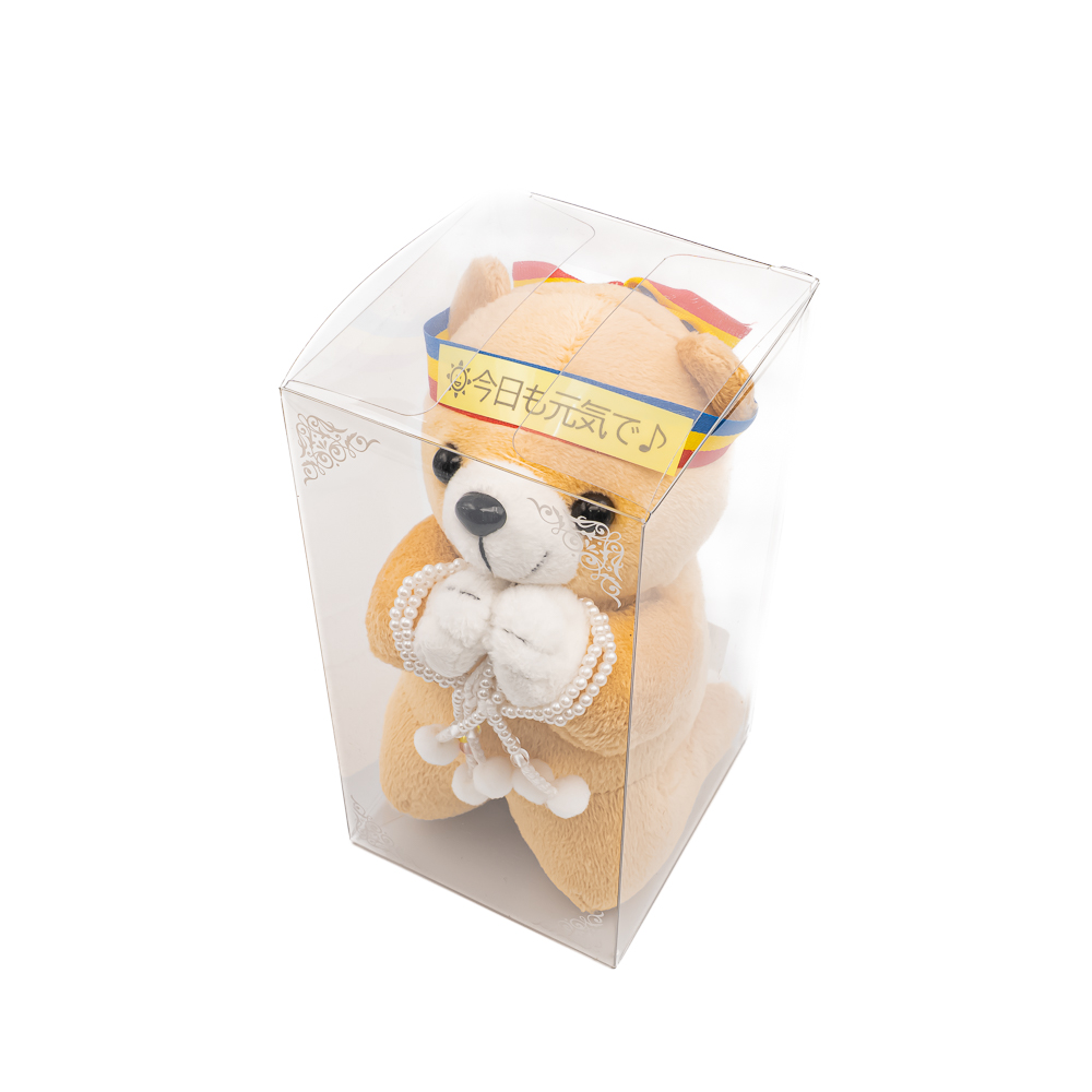 お祈りクマ茶 ホワイト念珠セット | 【公式】創価学会仏壇・仏具・書籍